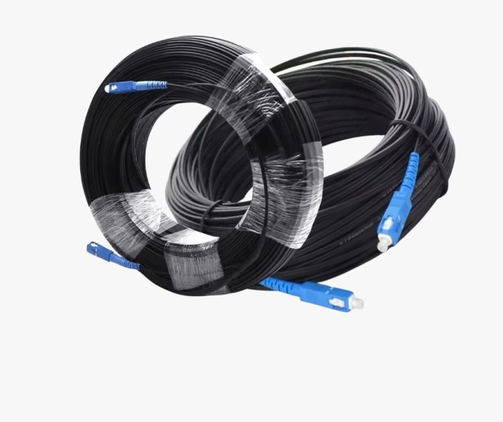 200-meter SC drop fiber spool ready to connect