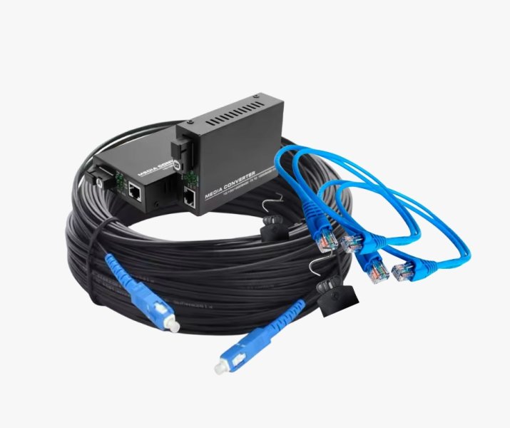 Kit 3 de expansión rural para red de 1000 megas y 200 metros