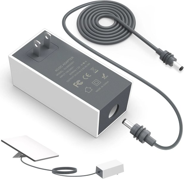 Starlink power supply mini adapter on a flat surface