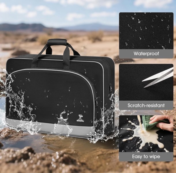Black carrying case for Starlink V4 and Standard 4 RV setup