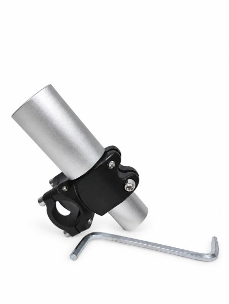Kit de soporte de abrazadera para poste mini Starlink sobre fondo blanco